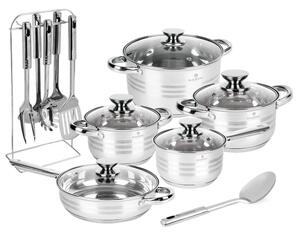 BLAUMANN Sada nádobí nerez 17 ks Jumbo Gourmet Line BL-4119