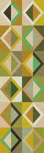 Geometrická vliesová obrazová tapeta na zeď, zelená, DGJOY4021-260, Joy, Masureel