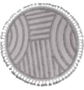 Koberec BERBER 9754 světle šedý kruh