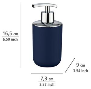 WENKO 22519100 - Dávkovač mýdla BRASIL 320 ml modrá/lesk. chrom