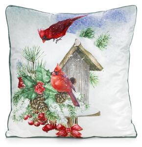 VÁNOČNÍ DEKORAČNÍ POVLAK NA POLŠTÁŘ COZY2 45X45 CM VZOROVANÝ