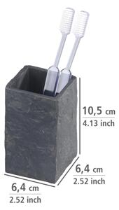 WENKO 17920100 - Kelímek SLATE ROCK 6,4x10,5 cm antracit