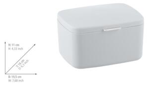 WENKO 23960100 - Box BARCELONA 19,5x16 cm bílá/lesk. chrom