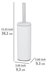 WENKO 24776100 - WC štětka ALASSIO 9,3x39,2 cm nerez/bílá