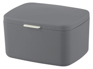 WENKO 23981100 - Box BARCELONA 19,5x16 cm antracit/lesk. chrom