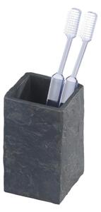 WENKO 17920100 - Kelímek SLATE ROCK 6,4x10,5 cm antracit