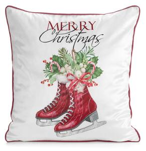 VÁNOČNÍ DEKORAČNÍ POVLAK NA POLŠTÁŘ COZY8 45X45 CM VZOROVANÝ