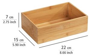 WENKO 23920100 - Tácek TERRA 22x15 cm hnědá