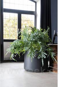 Pottery Pots Venkovní květináč kulatý Jumbo Patt XS, Black (barva černá), kolekce Natural, průměr 73 cm x v 61 cm
