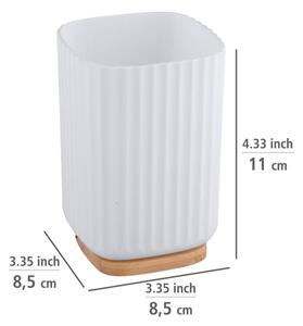 WENKO 25293100 - Kelímek ROTELLO 8,5x11 cm bílá/hnědá