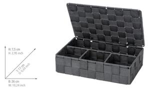WENKO 24223100 - Koš ADRIA 26x17 cm šedá/antracit