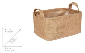 WENKO 64471100 - Koš JUNA 24x17 cm hnědá