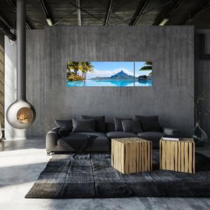 Obraz - Bora-Bora, Francouzská Polynésie (170x50 cm)