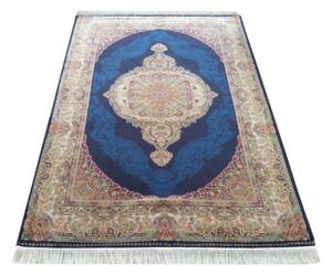 Koberec Exkluzivní Qum Silk 01 modrý
