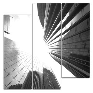Obraz na plátně - Pohled na mrakodrap - čtverec 3252QC (75x75 cm)