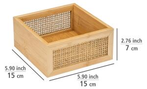 WENKO 25601100 - Tácek na vanu ALLEGRE 15x7 cm hnědá