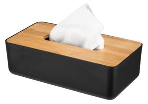 WENKO 25319100 - Kosmetický box ROTELLO 24x12,7 cm černá/hnědá