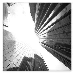 Obraz na plátně - Pohled na mrakodrap - čtverec 3252QA (50x50 cm)