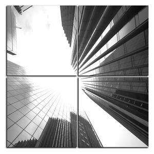 Obraz na plátně - Pohled na mrakodrap - čtverec 3252QE (60x60 cm)