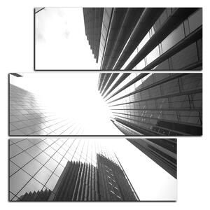 Obraz na plátně - Pohled na mrakodrap - čtverec 3252QD (75x75 cm)