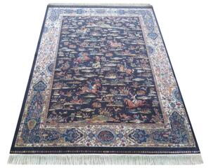 Koberec Exkluzivní Qum Silk 10 modrý