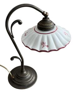 Keramická stolní lampa Fiori 2211.L - ČERVENÁ