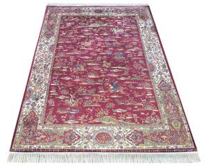 Koberec Exkluzivní Qum Silk 10 červený