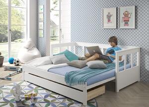 Rozkládací dětská postel s šuplíkem Pino PIKB-PIRB9114