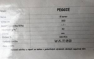 ČMT Záclona metráž s olůvkem 300 cm Peggie Barva: 90 Peggie šedá