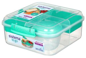 Sistema Box na jídlo To Go s 5 oddíly a kelímkem 1,25l Barva: minty teal