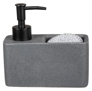 WENKO 54669100 - Dávkovač mýdla RESA 14,5x14,3 cm šedá/černá