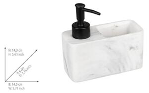 WENKO 54668100 - Dávkovač mýdla RESA 14,5x14,3 cm bílá/černá