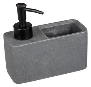 WENKO 54669100 - Dávkovač mýdla RESA 14,5x14,3 cm šedá/černá