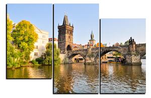 Obraz na plátně - Karlův most v Praze 1259D (120x80 cm)