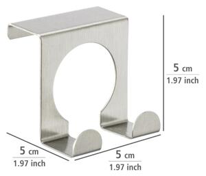 WENKO 8411100 - Háček 5x5 cm nerez/stříbrná