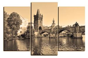 Obraz na plátně - Karlův most v Praze 1259FC (90x60 cm)