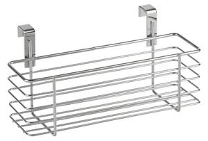 WENKO 2344100 - Košík SLIM 24x11,5 cm lesk. chrom/černá
