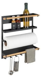 WENKO 54114100 - Organizér MAGNA 33x34 cm černá/hnědá