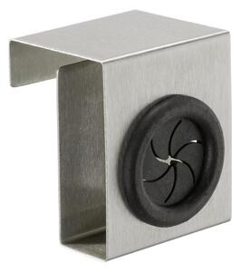 WENKO 4368060100 - Hák PUSH 5x6 cm stříbrná/černá