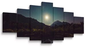 Obraz - noční obloha (210x100 cm)