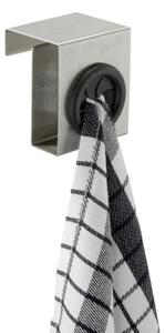 WENKO 4368060100 - Hák PUSH 5x6 cm stříbrná/černá