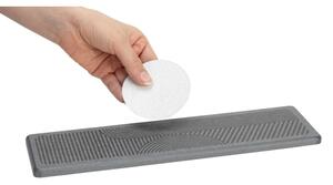 WENKO 54957100 - Odkapávací podložka DAMON 30x8 cm šedá