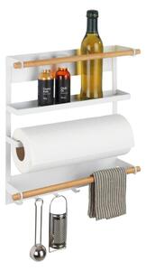 WENKO 54113100 - Organizér MAGNA 33x34 cm bílá/hnědá/černá