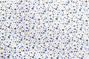 Flanelové povlečení Borghese modré Velikost: 140 x 200 + 70 x 90