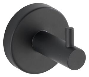 WENKO 24232100-Háček BOSIO BLACK 5,5x5,5 cm nerez/stříbrná