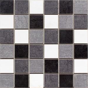 Mozaika Multi Tahiti bílošedá 30x30 cm mat DDM05523.1