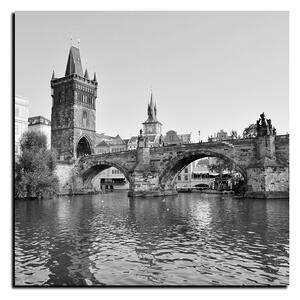 Obraz na plátně - Karlův most v Praze - čtverec 3259QA (50x50 cm)