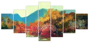 Obraz - Barvy podzimu (210x100 cm)