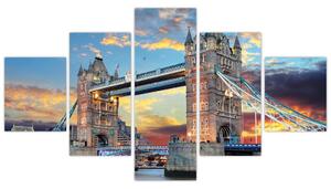 Obraz - Tower Bridge, Londýn, Anglie (125x70 cm)