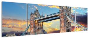 Obraz - Tower Bridge, Londýn, Anglie (170x50 cm)